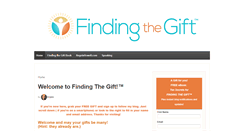 Desktop Screenshot of findingthegift.com